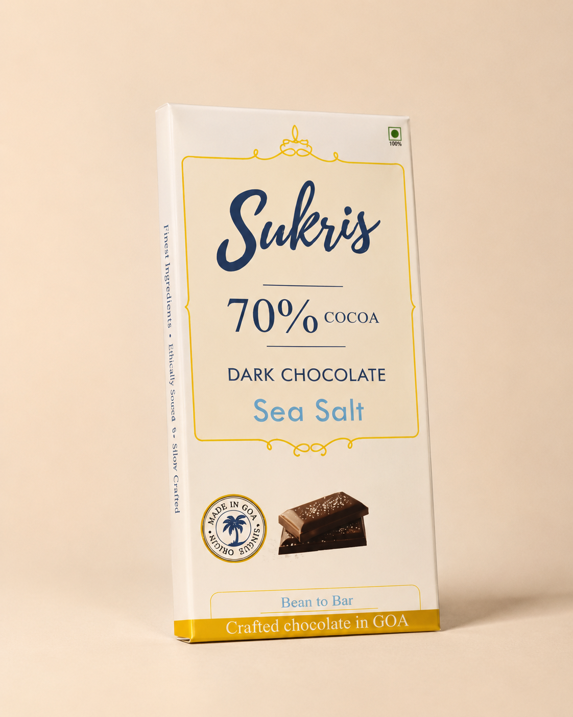 Sukris 70% Cocoa Dark Chocolate Sea Salt