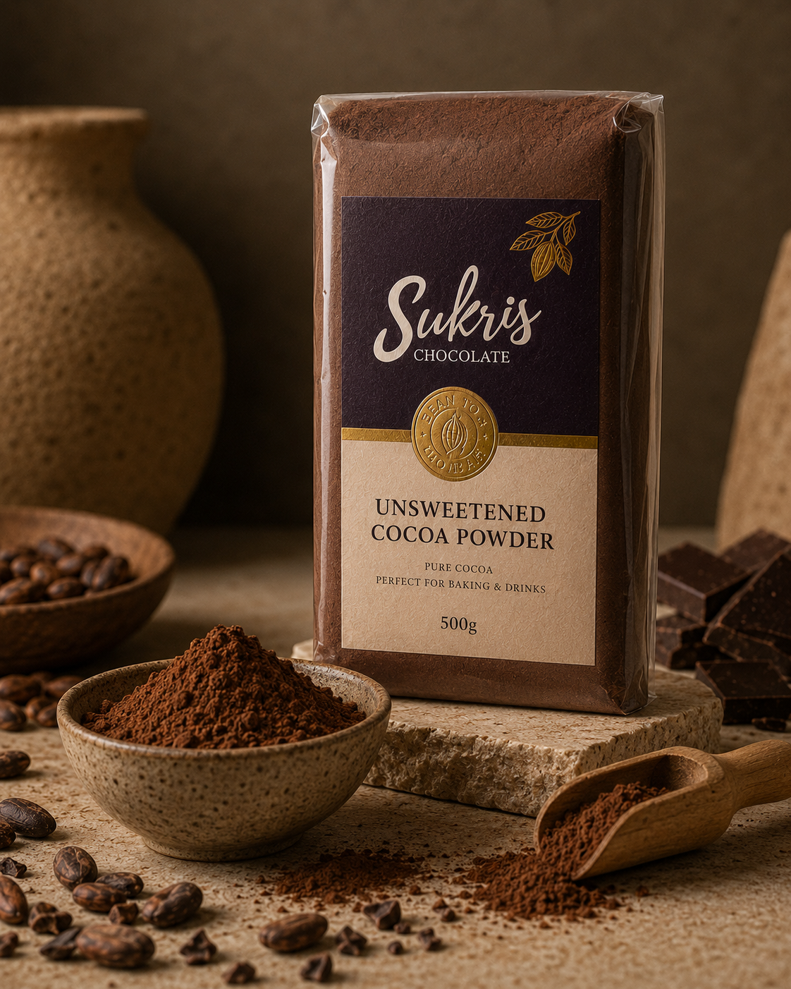 Unsweetened Cocoa Powder (500g)